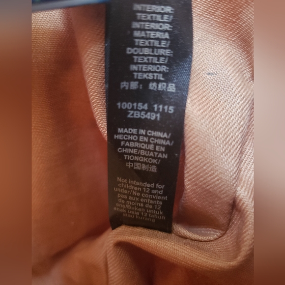 Y2K Fossil Rachel Coated Gray White with Black & White Polka Dots Tote!!! - Picture 7 of 16